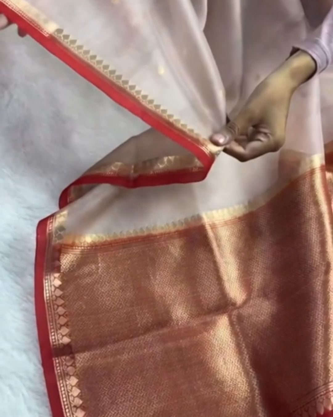 Mauve Banarsi Rani Silk Saree