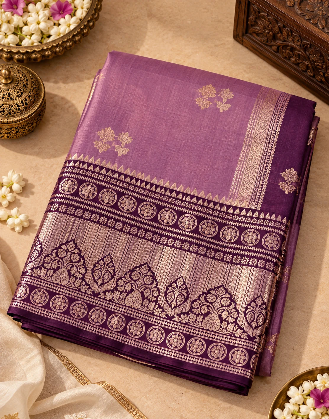 VENGAYA THOL SILK SAREE