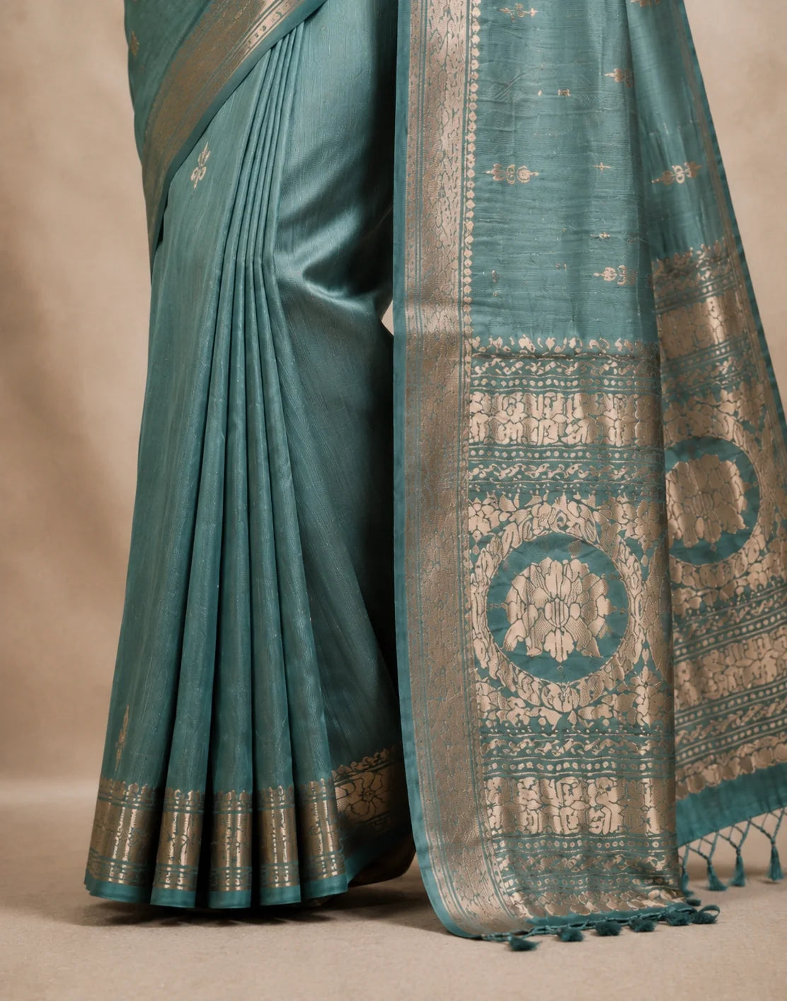 Sky Zari Silk Saree