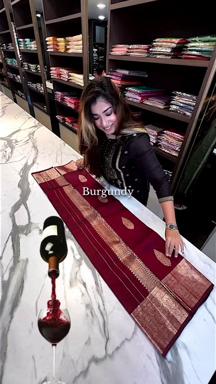 BURGUNDY WINE SAREE
