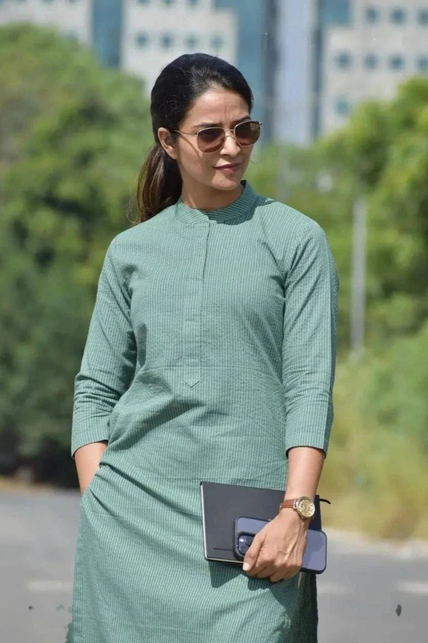 2010 GREEN COMFORT KURTA