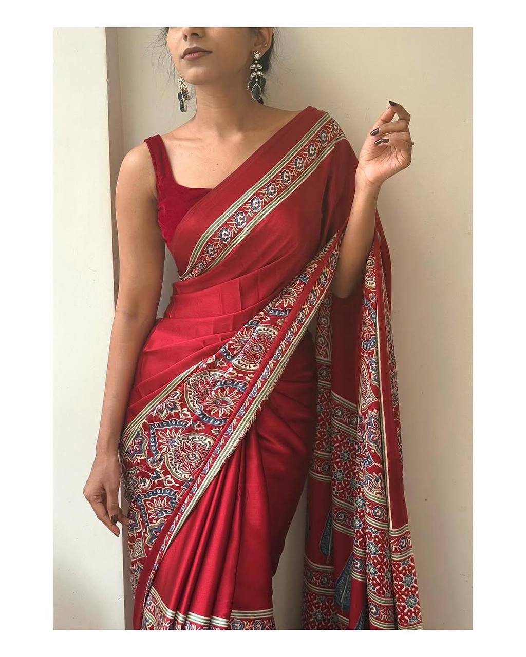 FM-Kalamkari Silk Saree