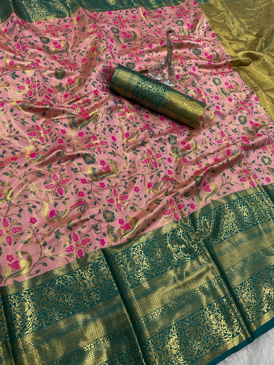 FM-Elegance Kanjivaram Silk Saree -2