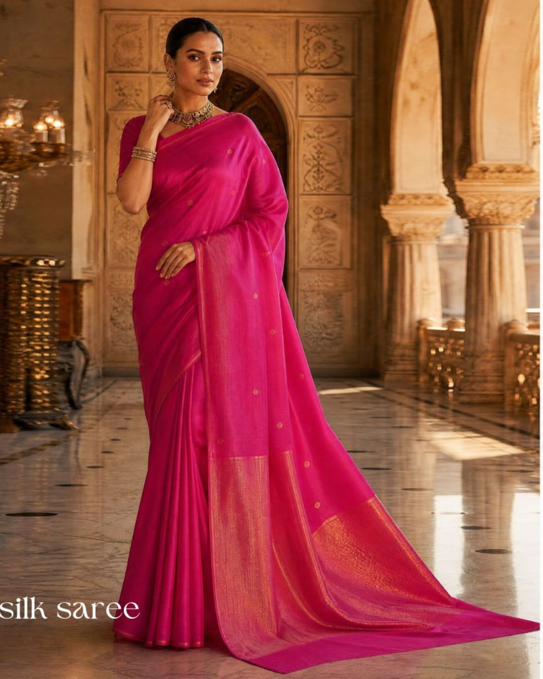 Apsara silk Saree