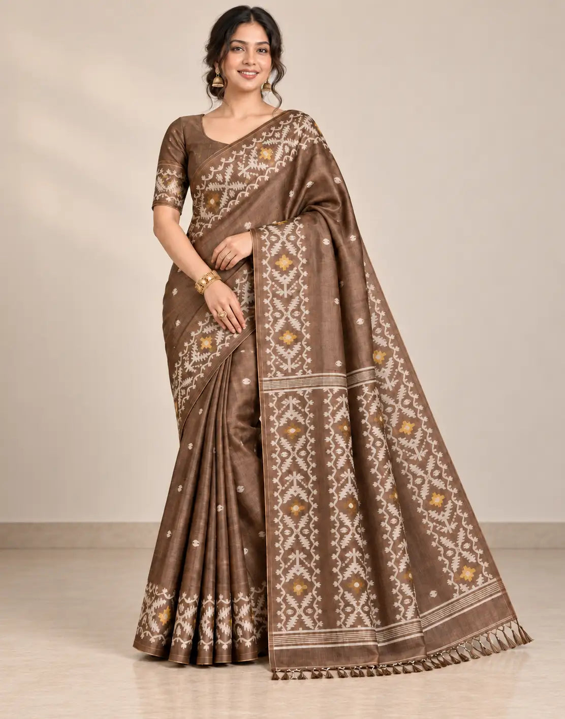 Bhoomi jamdani Saree