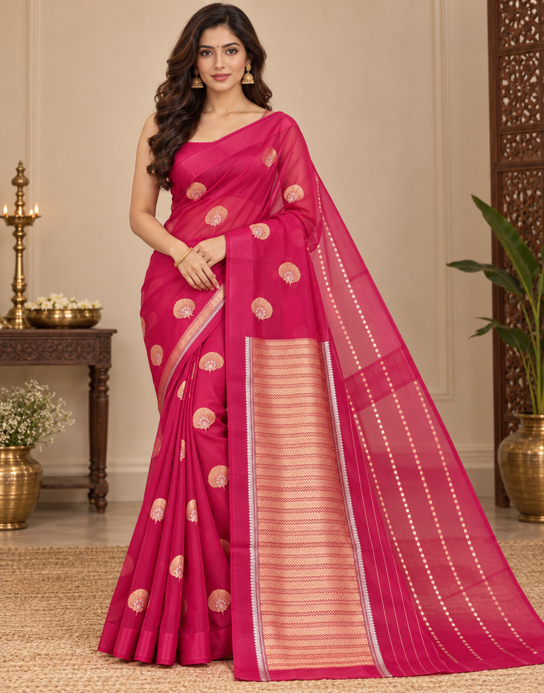 Gulab Silk Saree