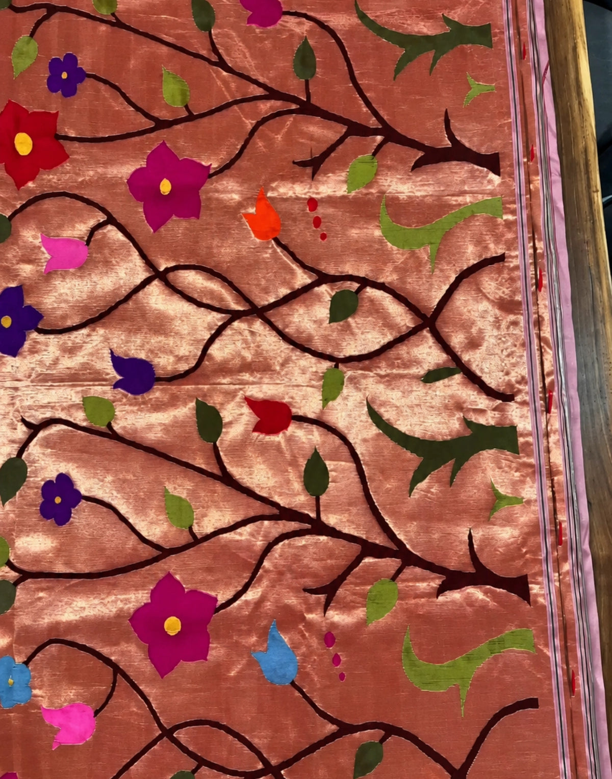 Gulrangi Paithani Silk Saree
