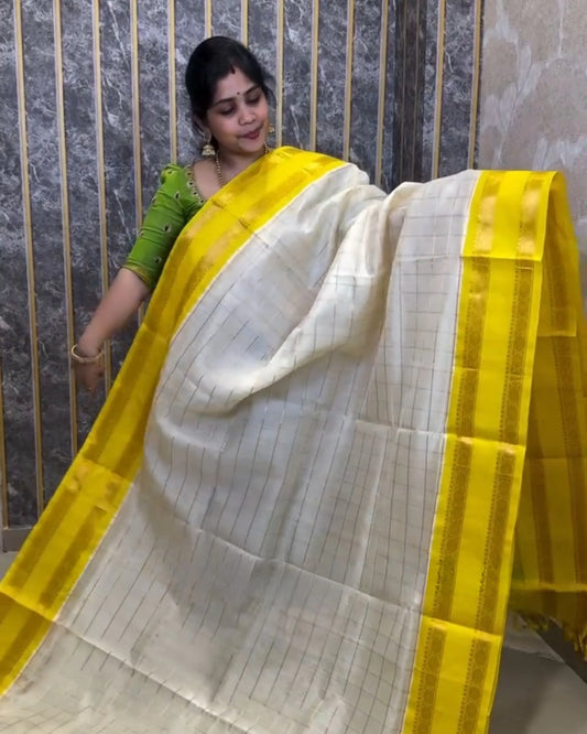 Haldi Vanna Silk Saree