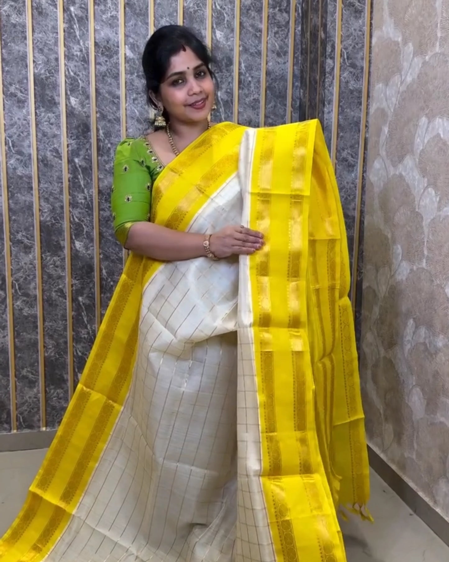 Haldi Vanna Silk Saree