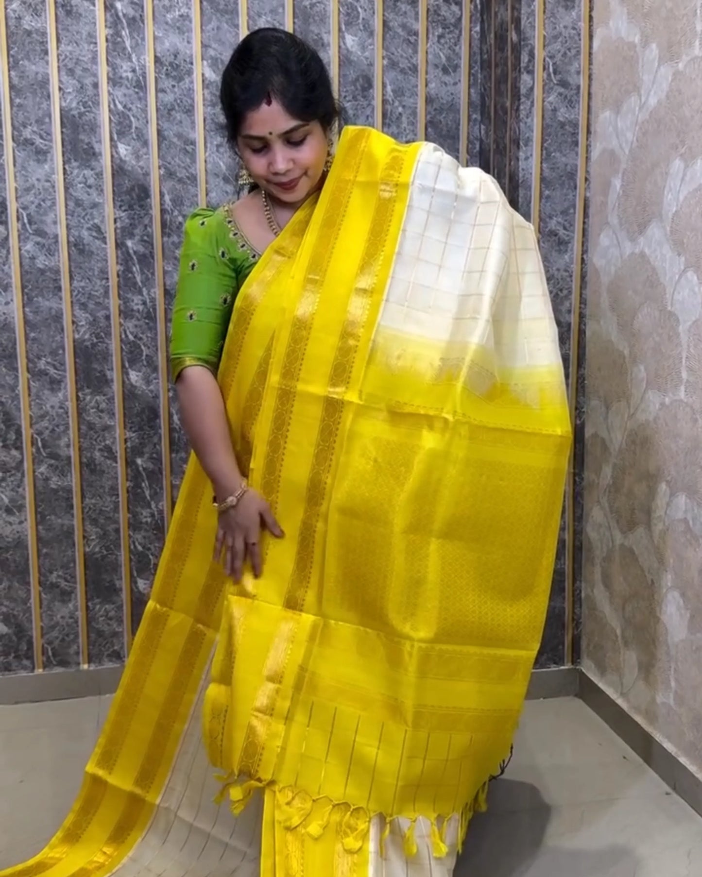 Haldi Vanna Silk Saree
