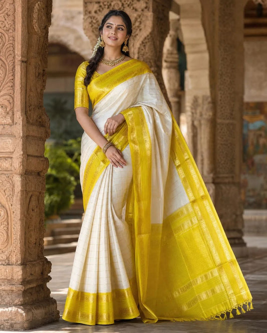Haldi Vanna Silk Saree