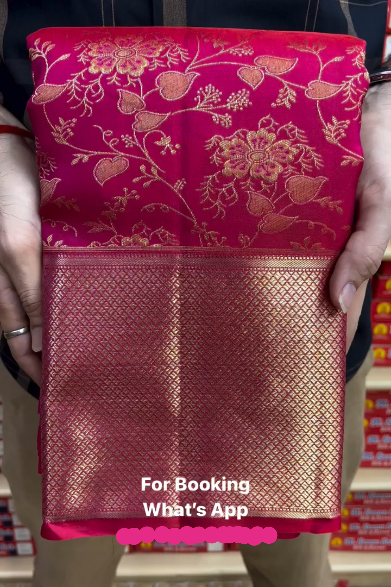 Pink Petal Silk Saree