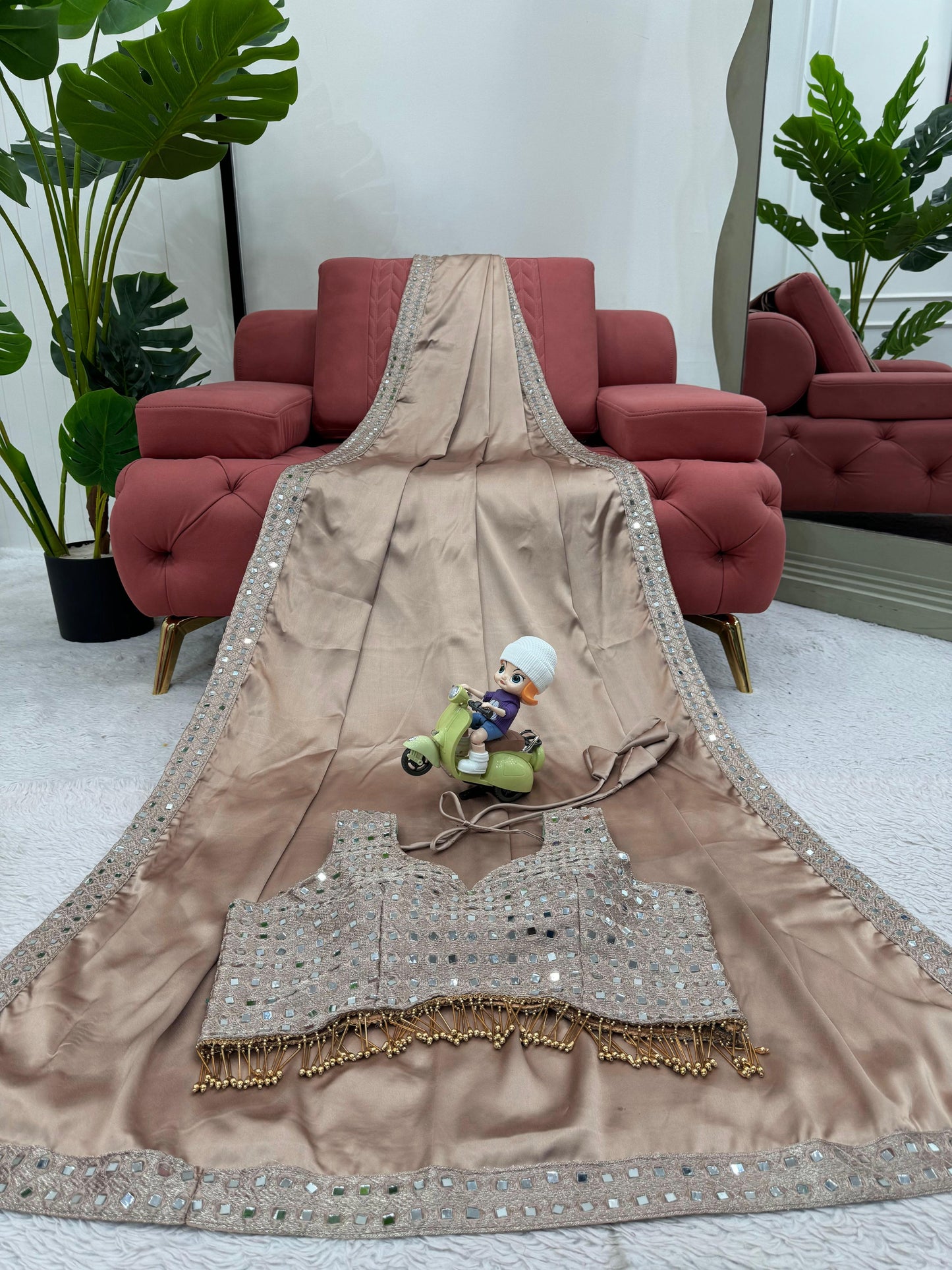 JAPAN SATIN SILK SAREE