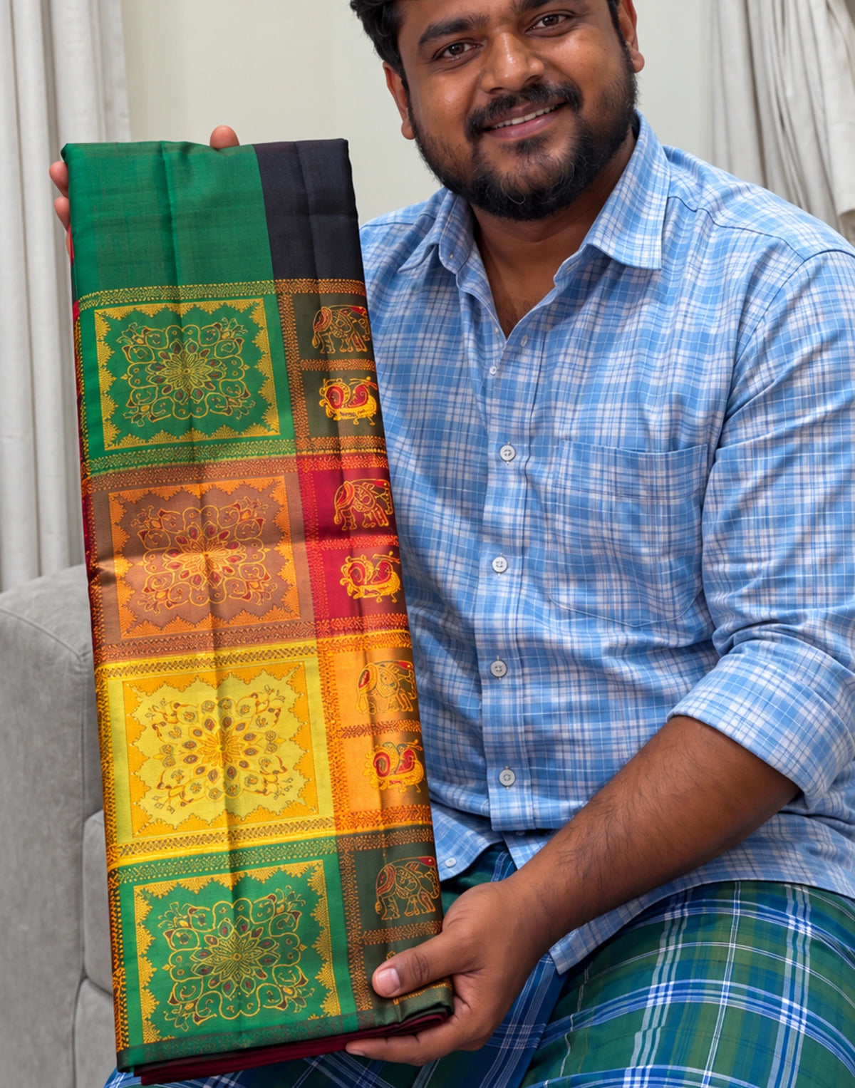 Kurinji Varnam Silk Saree