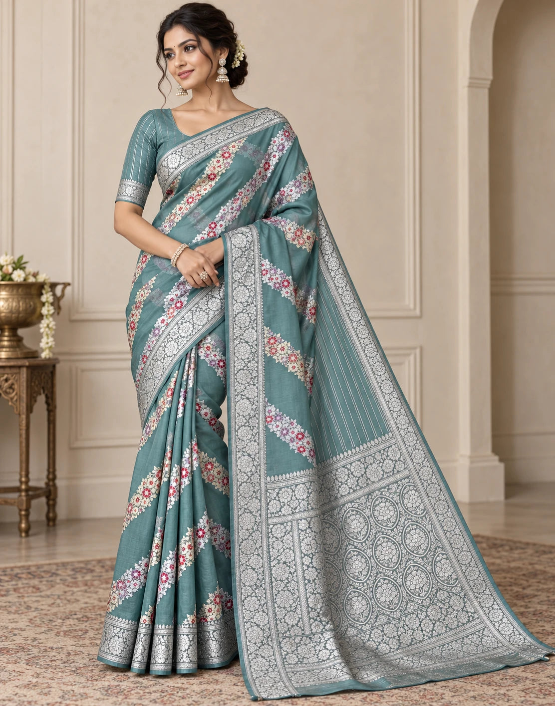 Kusumveli Banarasi Silk Saree