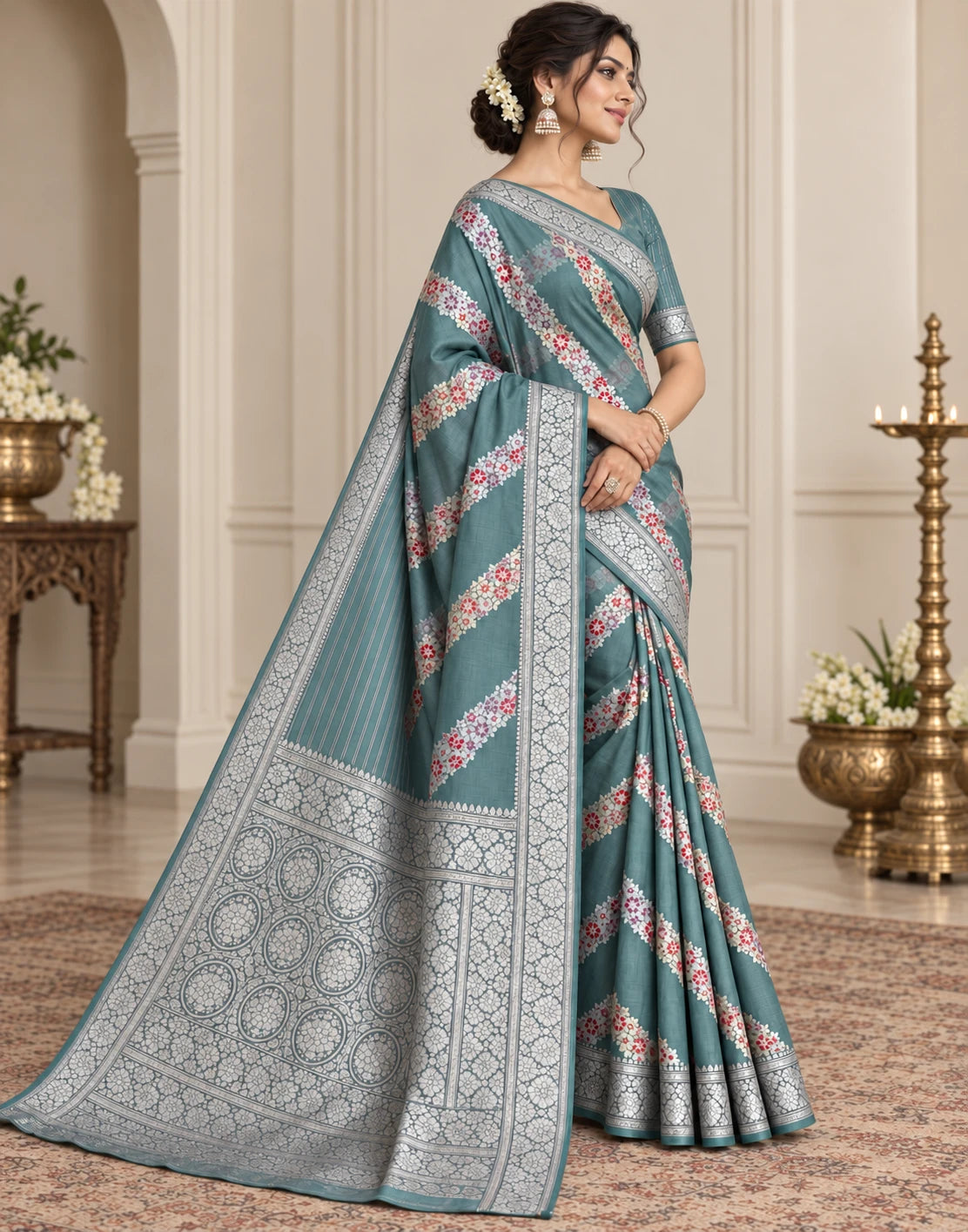 Kusumveli Banarasi Silk Saree