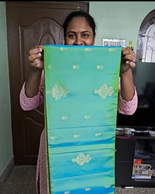 Maragatha Mazhai Silk Saree