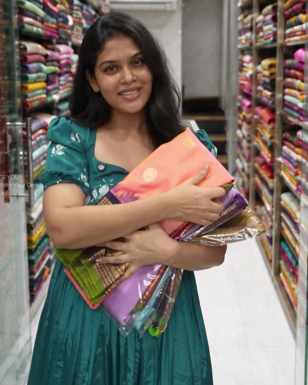 Peach Silk Saree