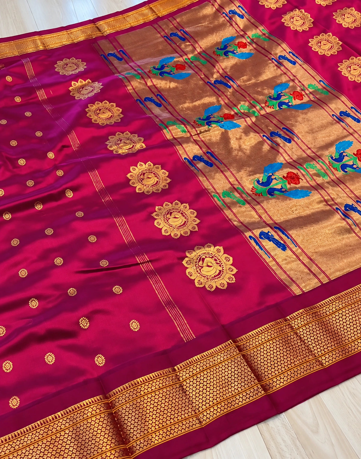 Rangdhara Paithani Silk Saree