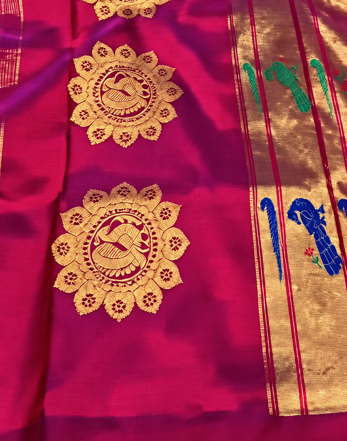 Rangdhara Paithani Silk Saree