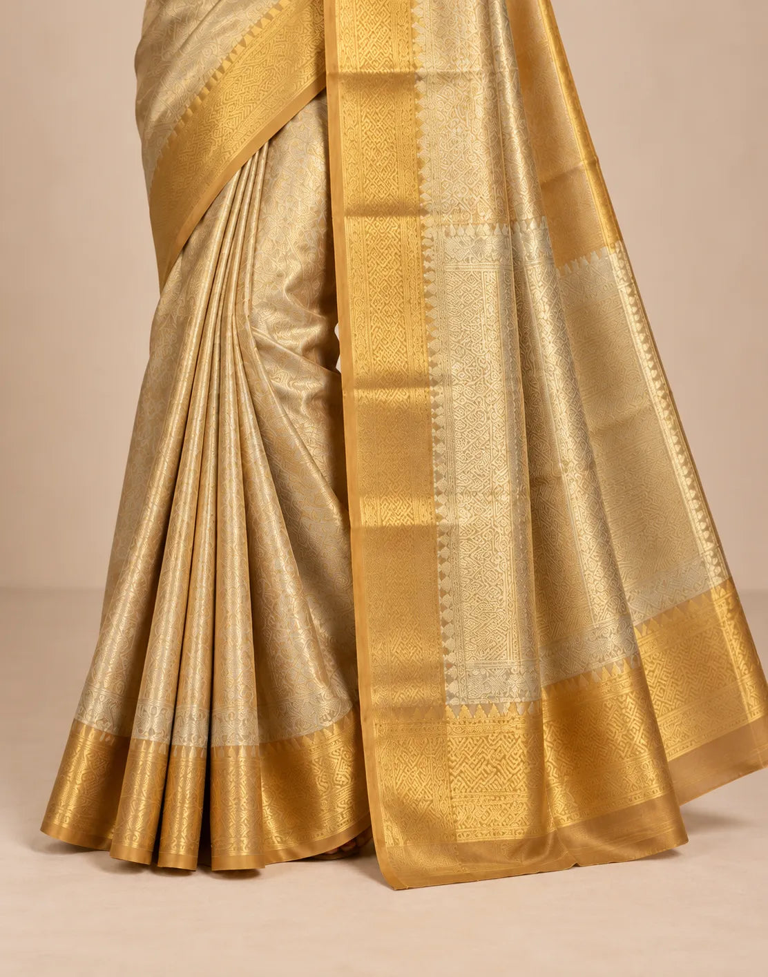 Regal Gold Silk Saree