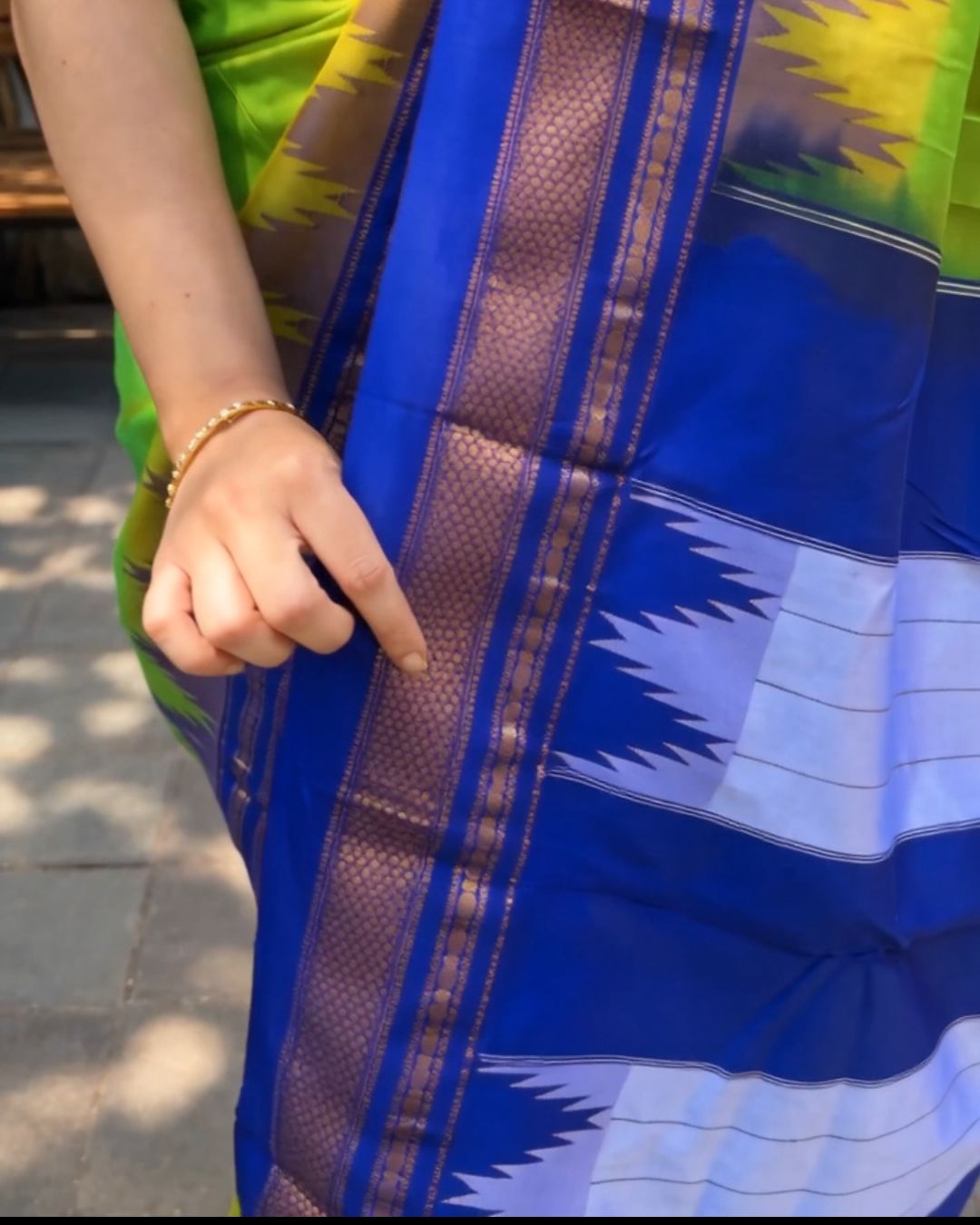 Royal Ikkat Silk Saree