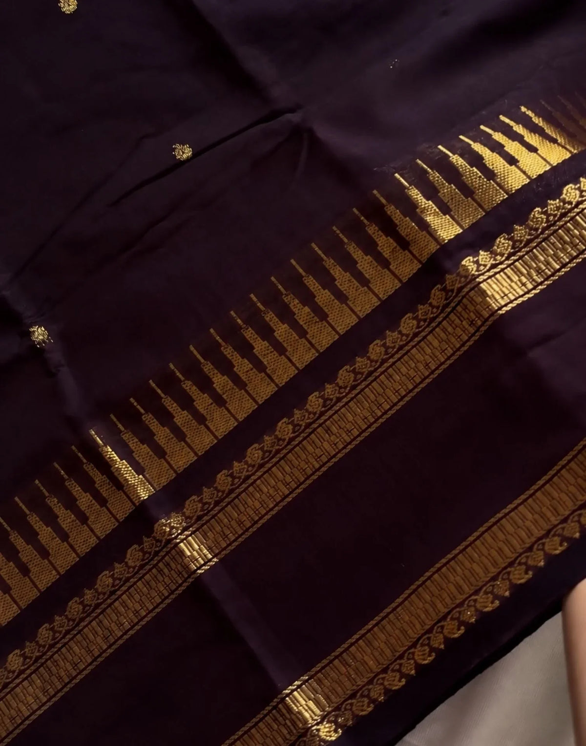Vintage Coffee Silk Saree