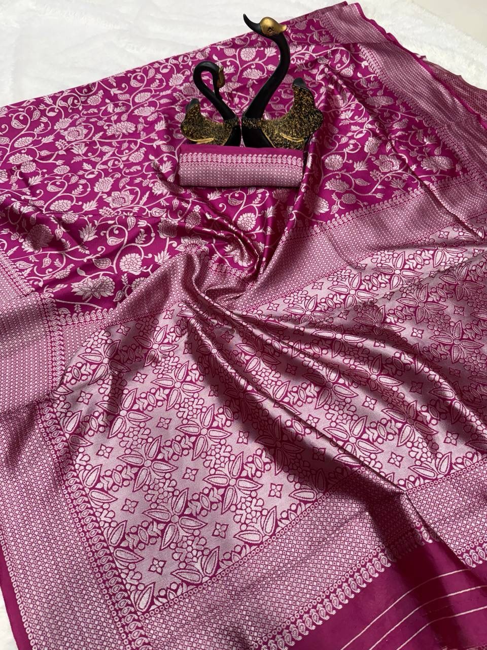 ZC766 - Breathable Organic Banarasi Sarees