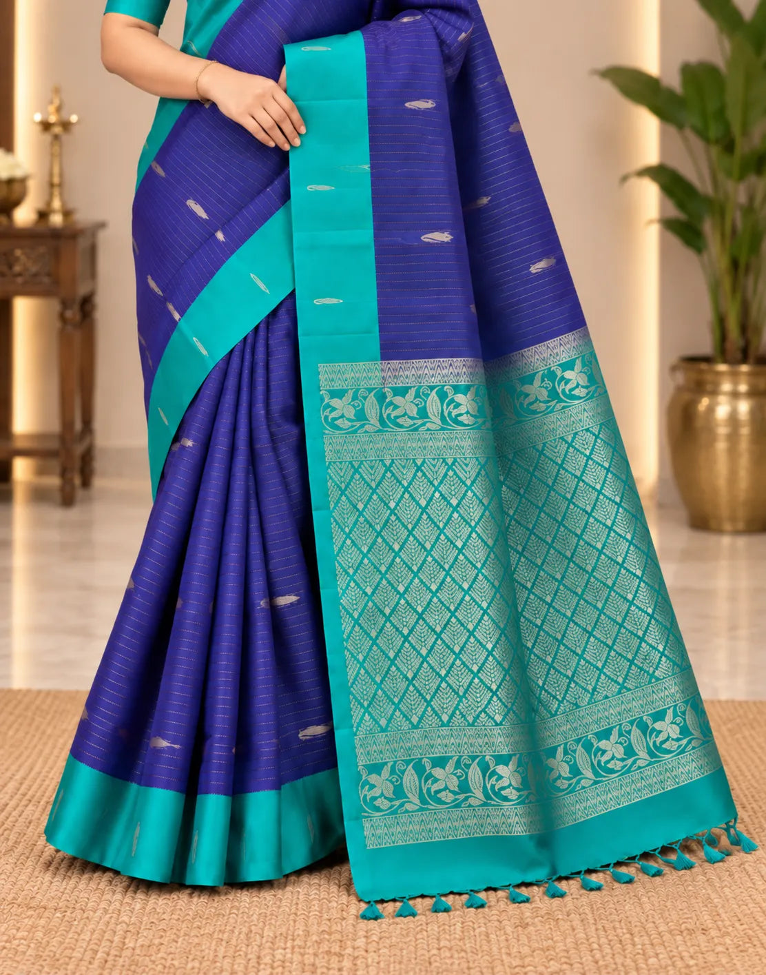 Morpich Silk Saree