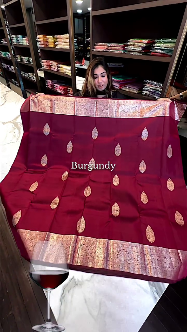 BURGUNDY WINE SAREE
