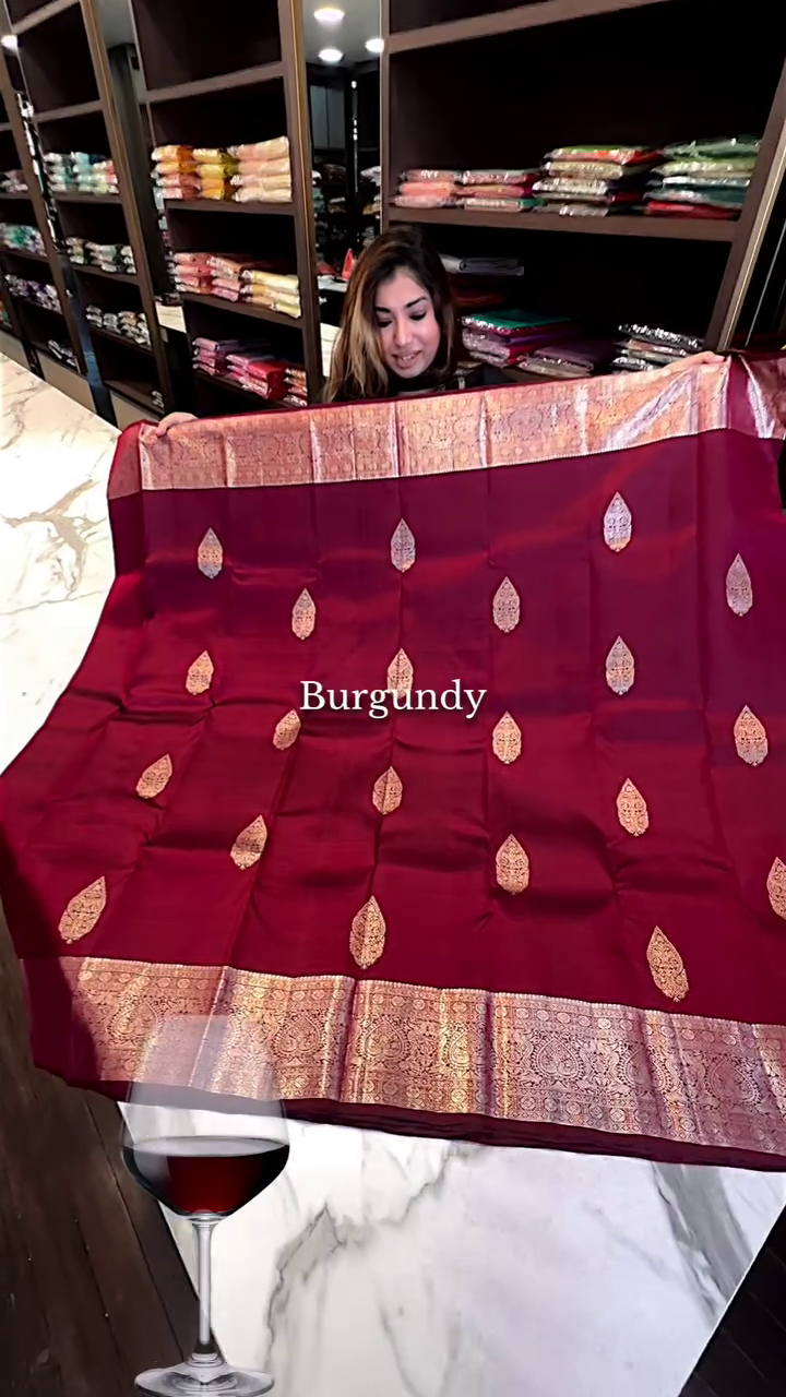 BURGUNDY WINE SAREE