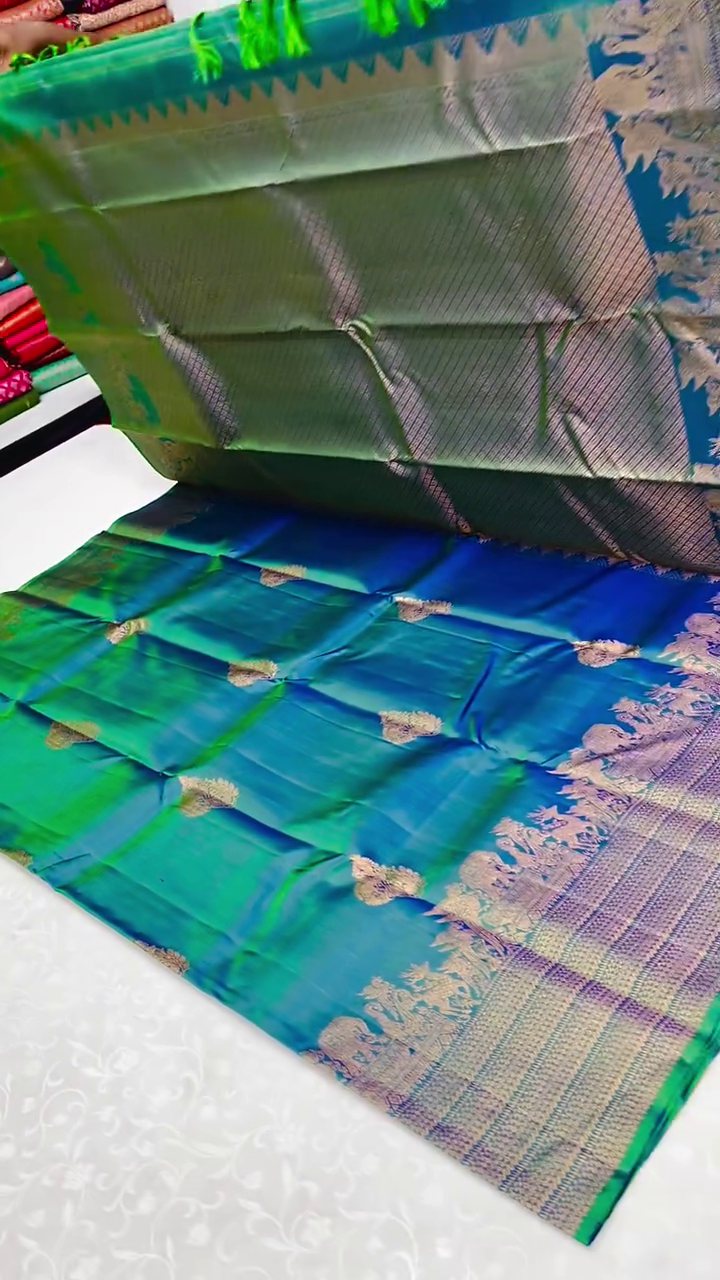 Manohari Kanchipuram bridal Silk Saree