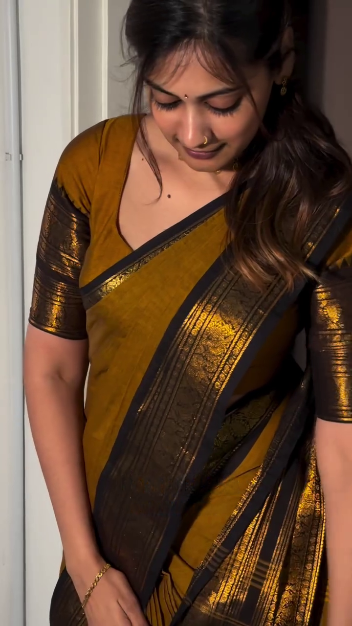 Golden Earth Silk Saree