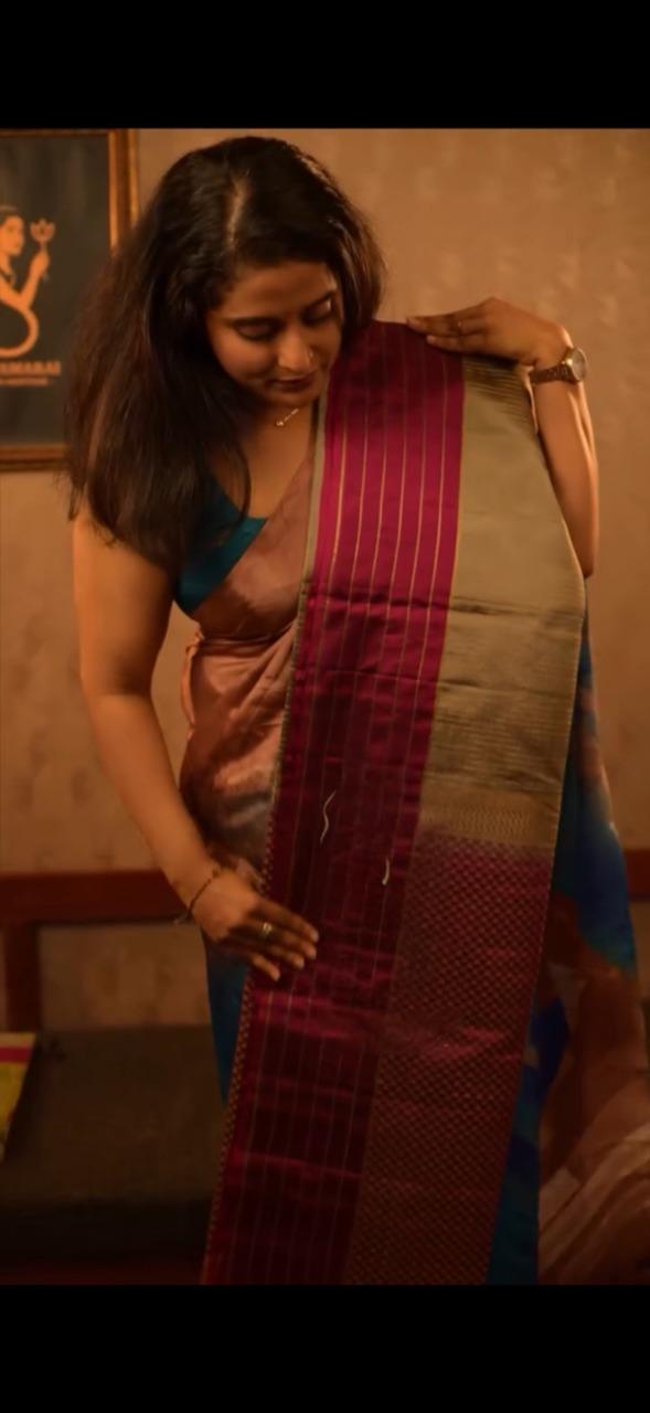 Dakshin-Varna Kanjivaram Saree