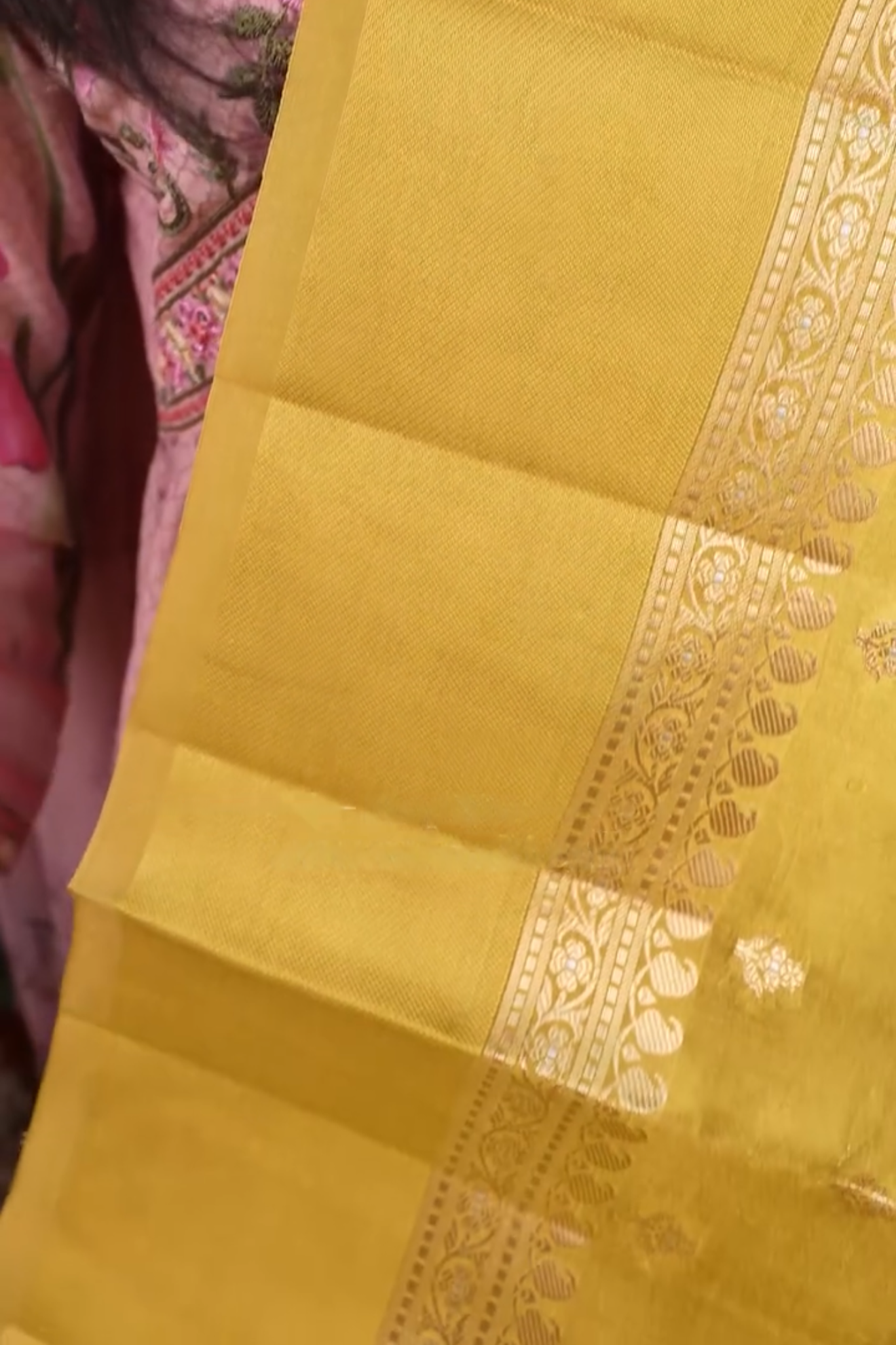 Pasupu Kanthi Silk Saree